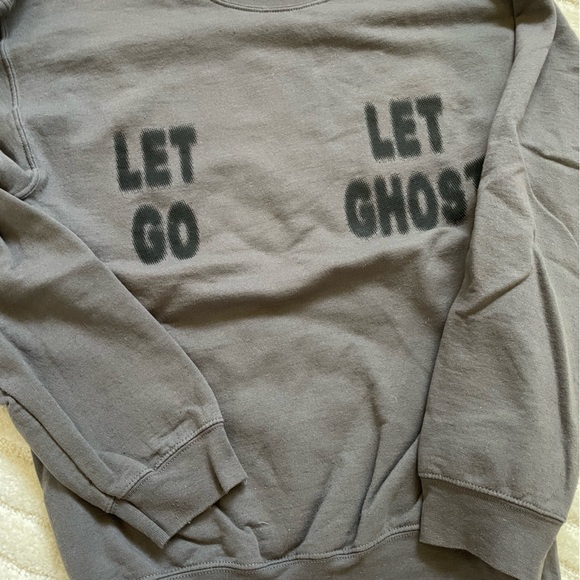 LONELY GHOST Tops - Lonely Ghost Let Go Let Go crewneck. Medium